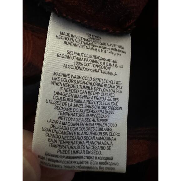 BCBGeneration | Red Black Plaid Long Sleeve Shirt Dress | Size Large - Picture 10 of 11